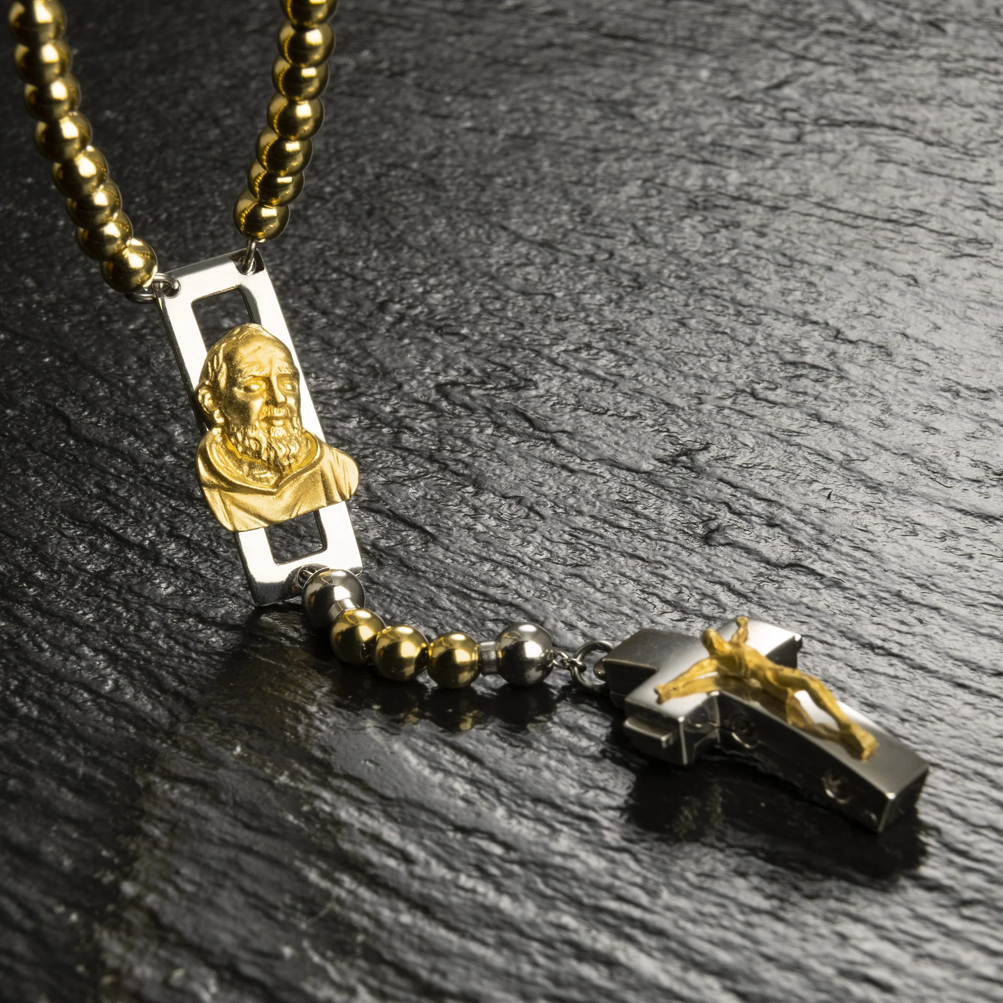 DEVOTIONAL ROSALET® - ROUND GOLD BEADS - Image 33