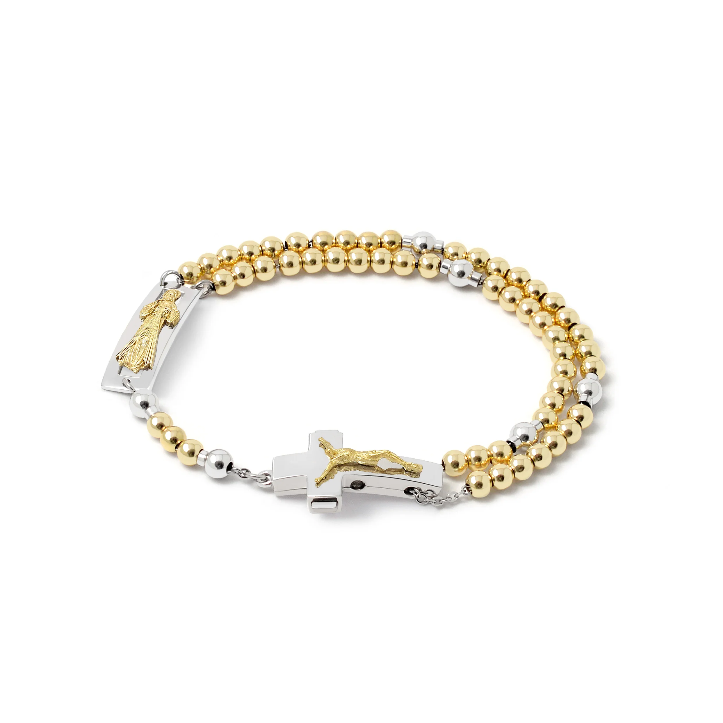 DEVOTIONAL ROSALET® - ROUND GOLD BEADS - Image 51