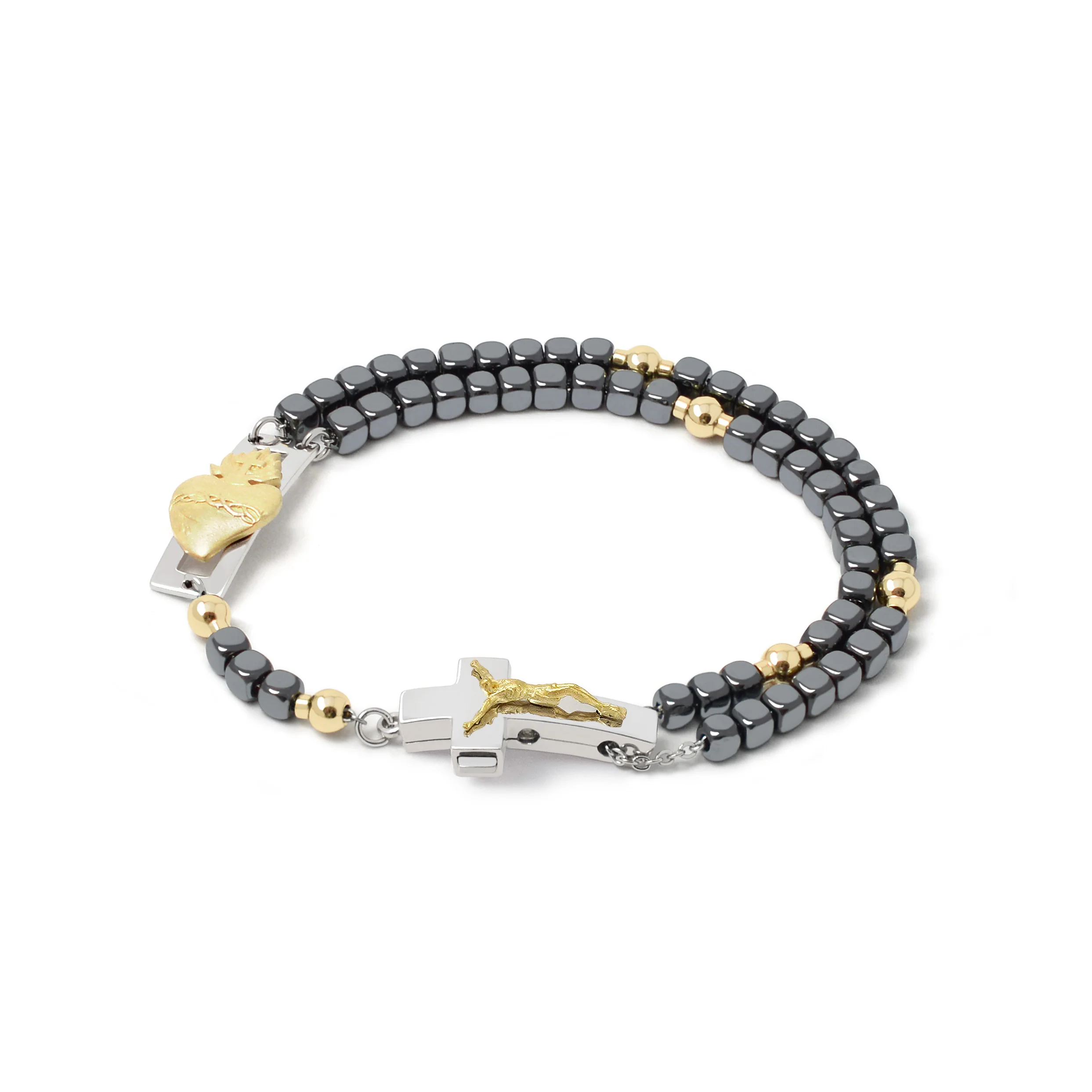 DEVOTIONAL ROSALET® - SQUARE POLISHED HEMATITE BEADS - Image 18