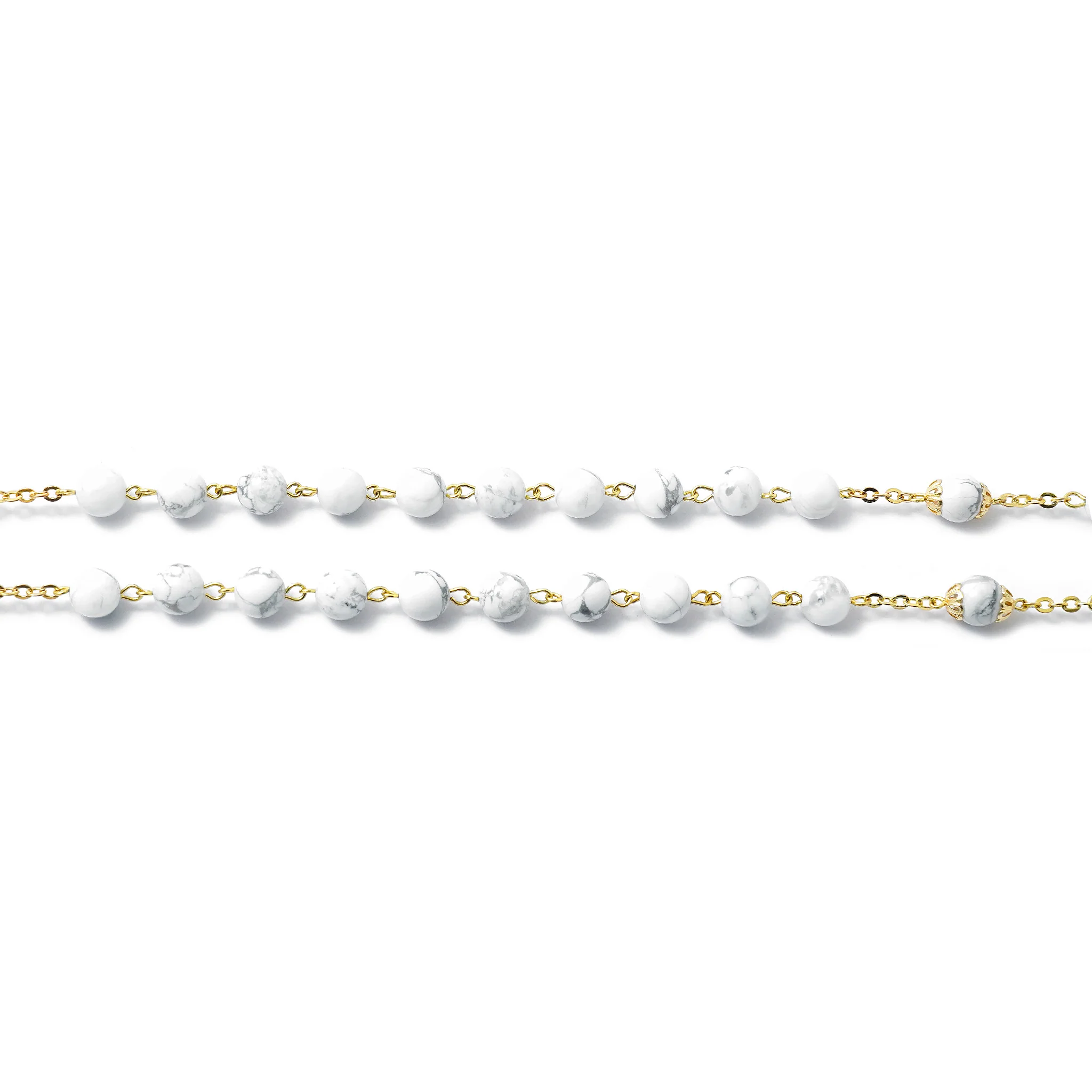First Holy Communion Rosary | Vine & Branches Pearl & Gold - Image 6