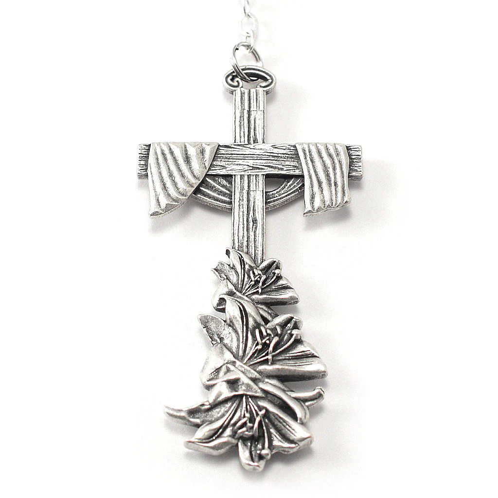 Holy Easter Rosary with Genuine natural stones - Image 3