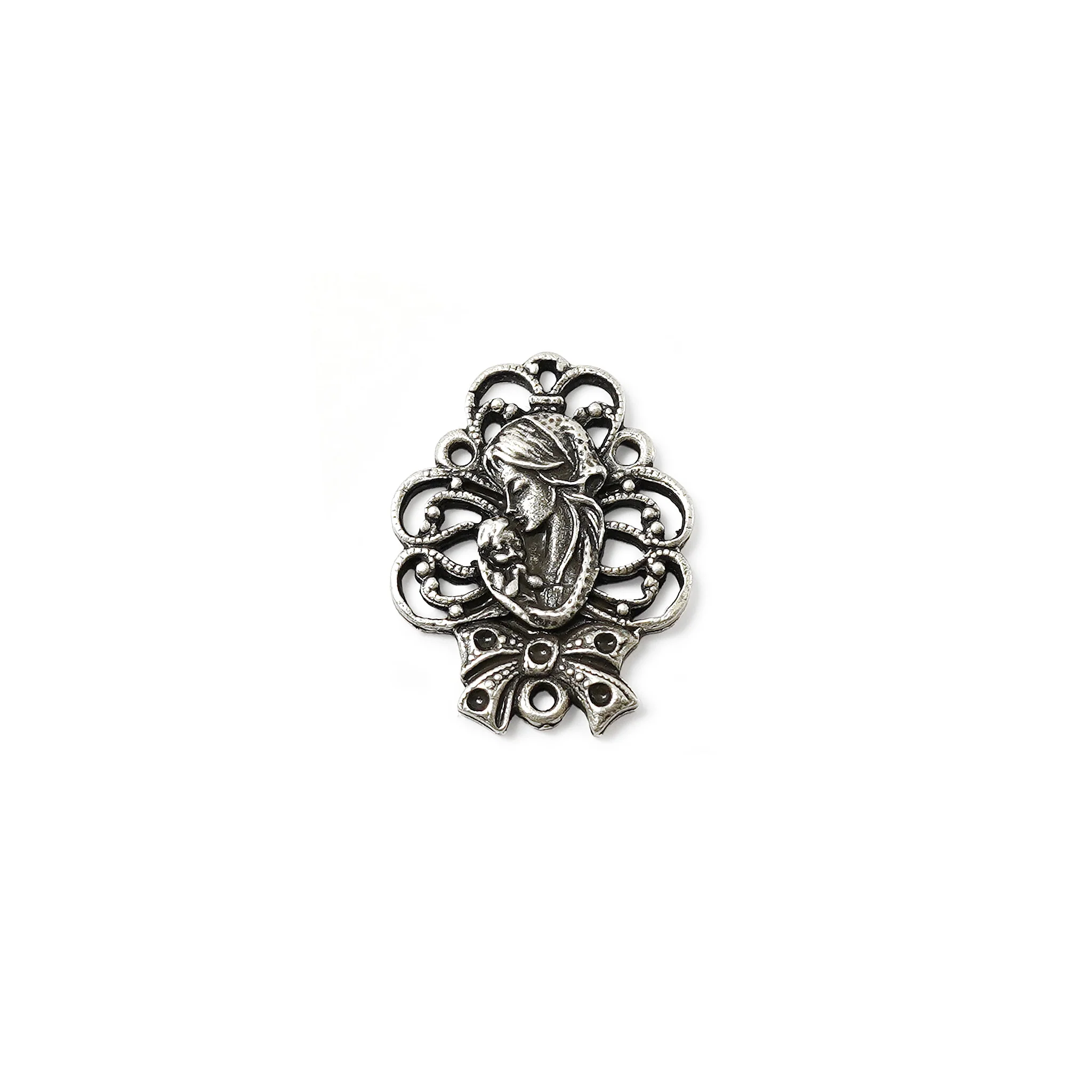 Mary's Motherly Love Collection Pink & Silver Rosary - Image 4