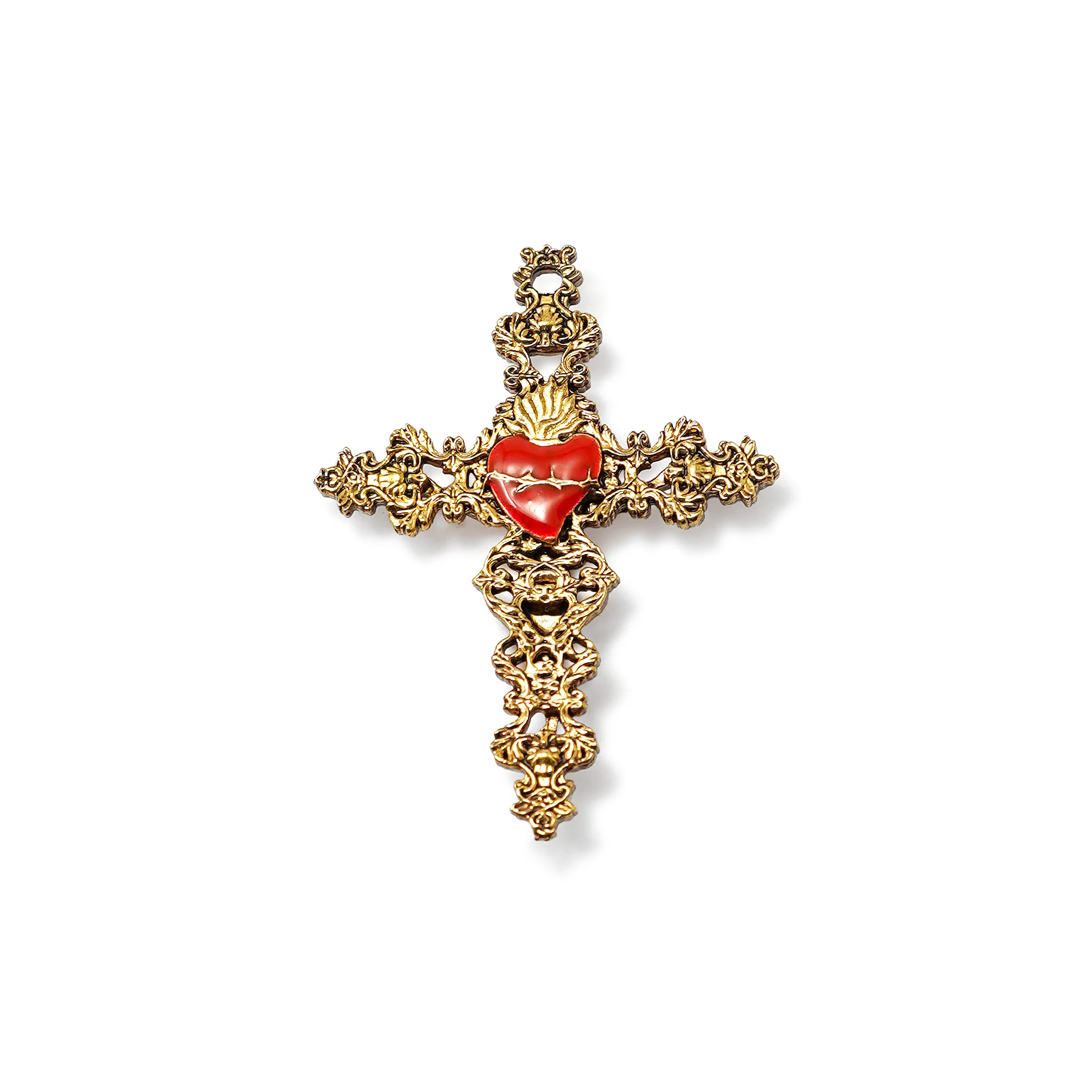 Merciful Jesus Divine Mercy Rosary - Murano Glass, Red Agate, and Hand Enamel - Image 3
