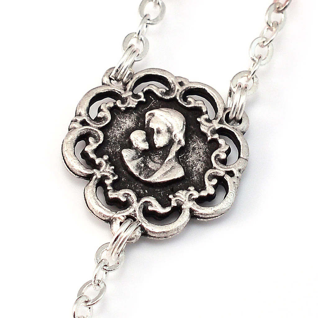 Motherly Embrace Decade Rosary, Lilac - Image 3