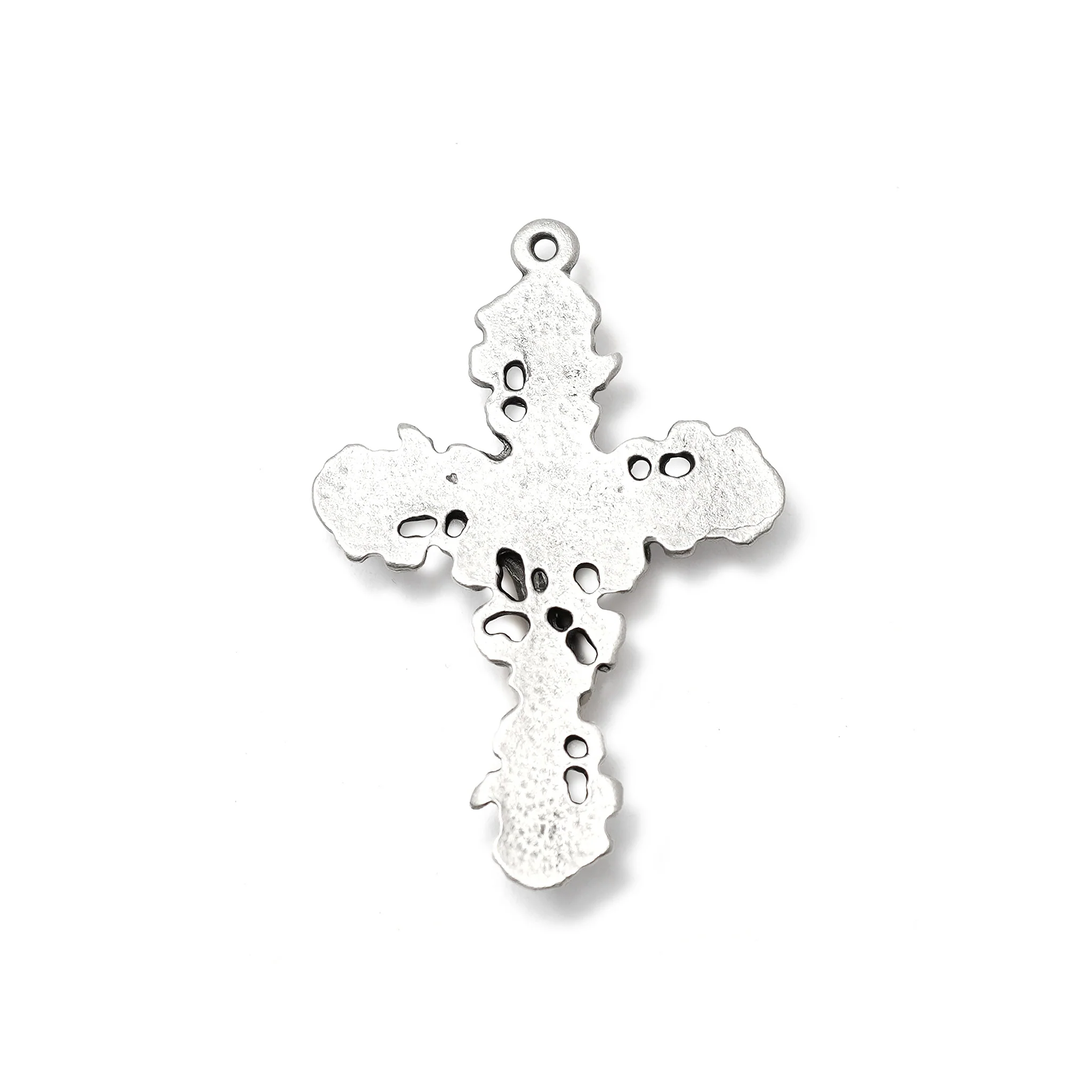 Mary's Motherly Love Collection Pink & Silver Rosary - Image 3