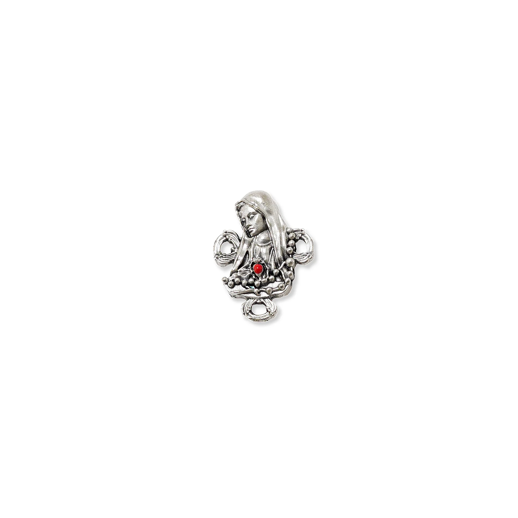 Our Lady of Fatima Rosary with Crystal, Blush - Image 4