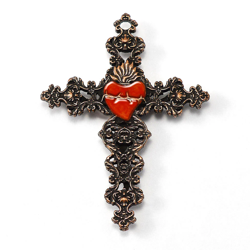 Our Lady of Fatima Rosary with Hematite Beads - Image 3