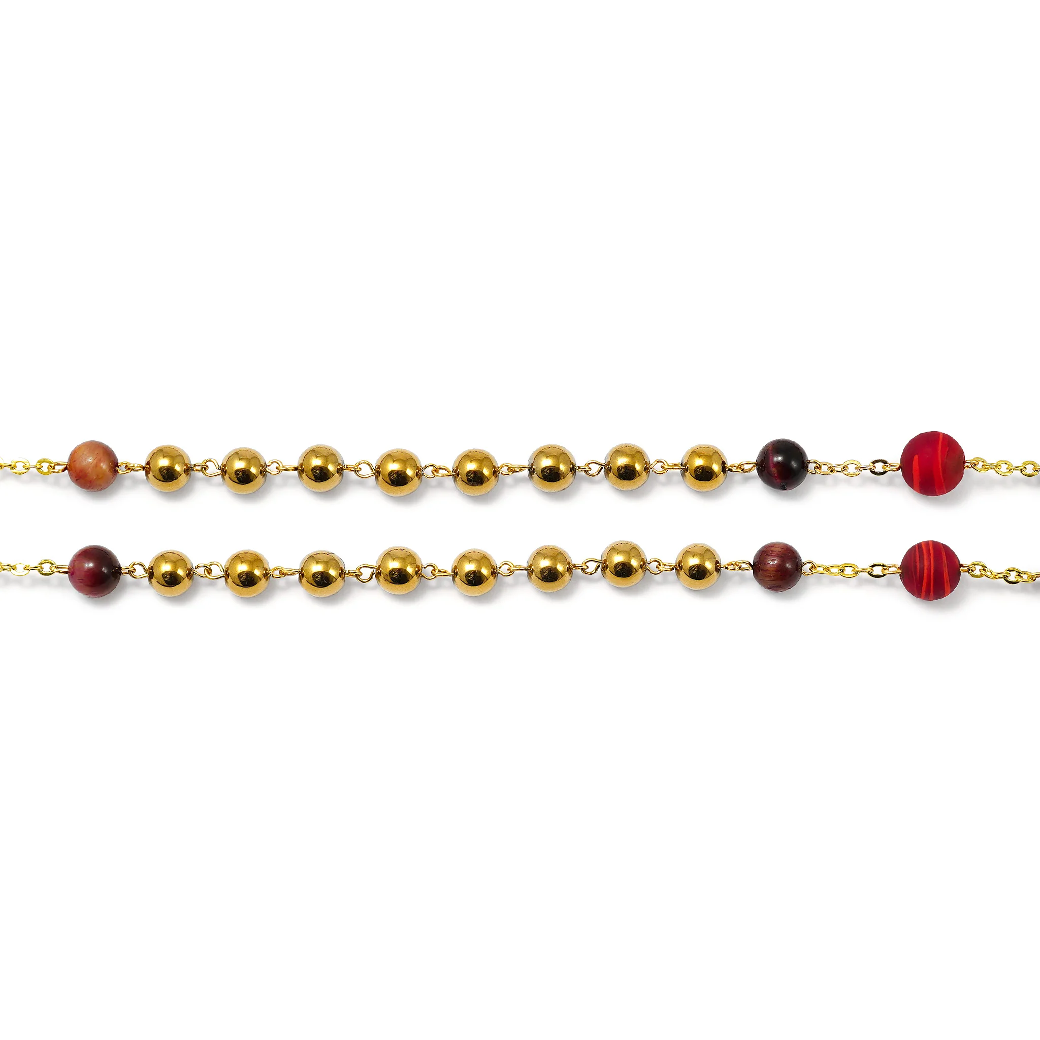 Our Lady of Guadalupe & Saint Juan Diego Rosary | With Murano Glass & Hematite - Image 6