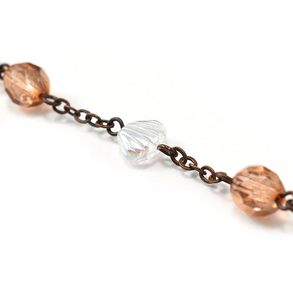 RCIA Rosary with Copper Crystal and Flame - Image 6
