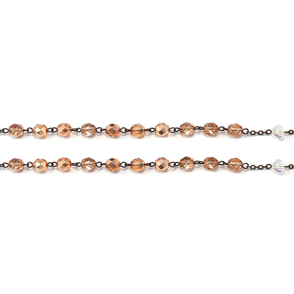RCIA Rosary with Copper Crystal and Flame - Image 7