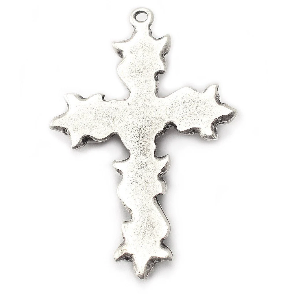 Saint Anthony Rosary in Antique Silver and Murano Glass Beads by Ghirelli - Image 3