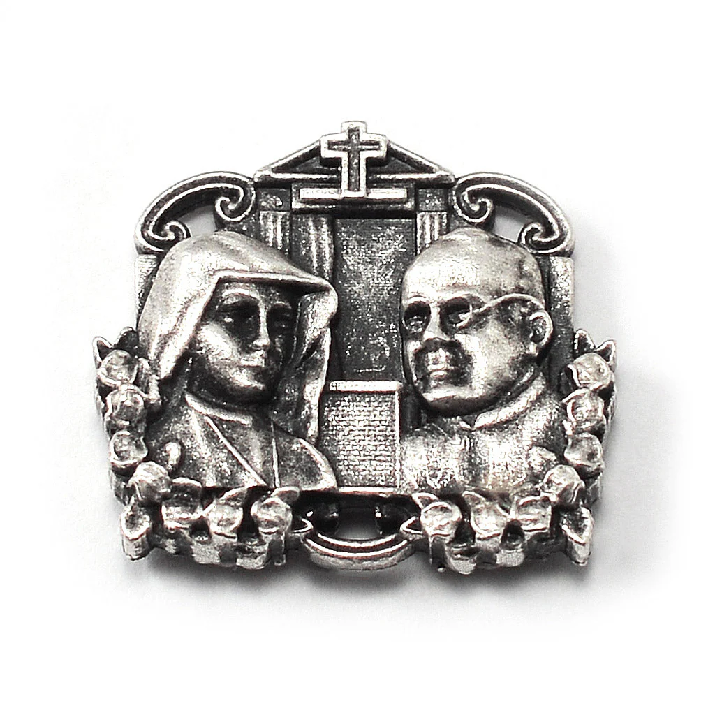 Saint Faustina Divine Mercy Rosary with Faceted Bohemian Glass Beads - Image 4