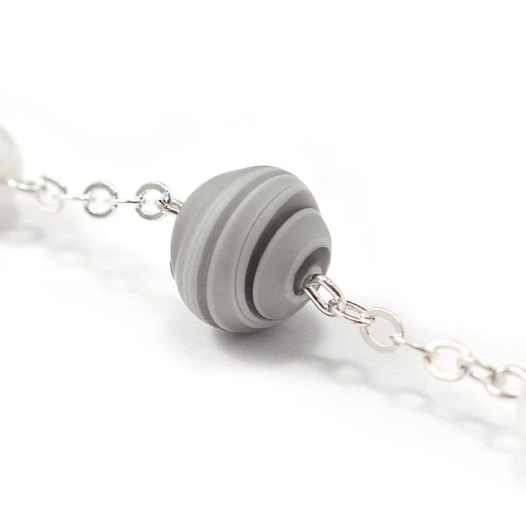 The Sistine Chapel Rosary in Antique Silver with Genuine Murano Glass Beads - Image 7