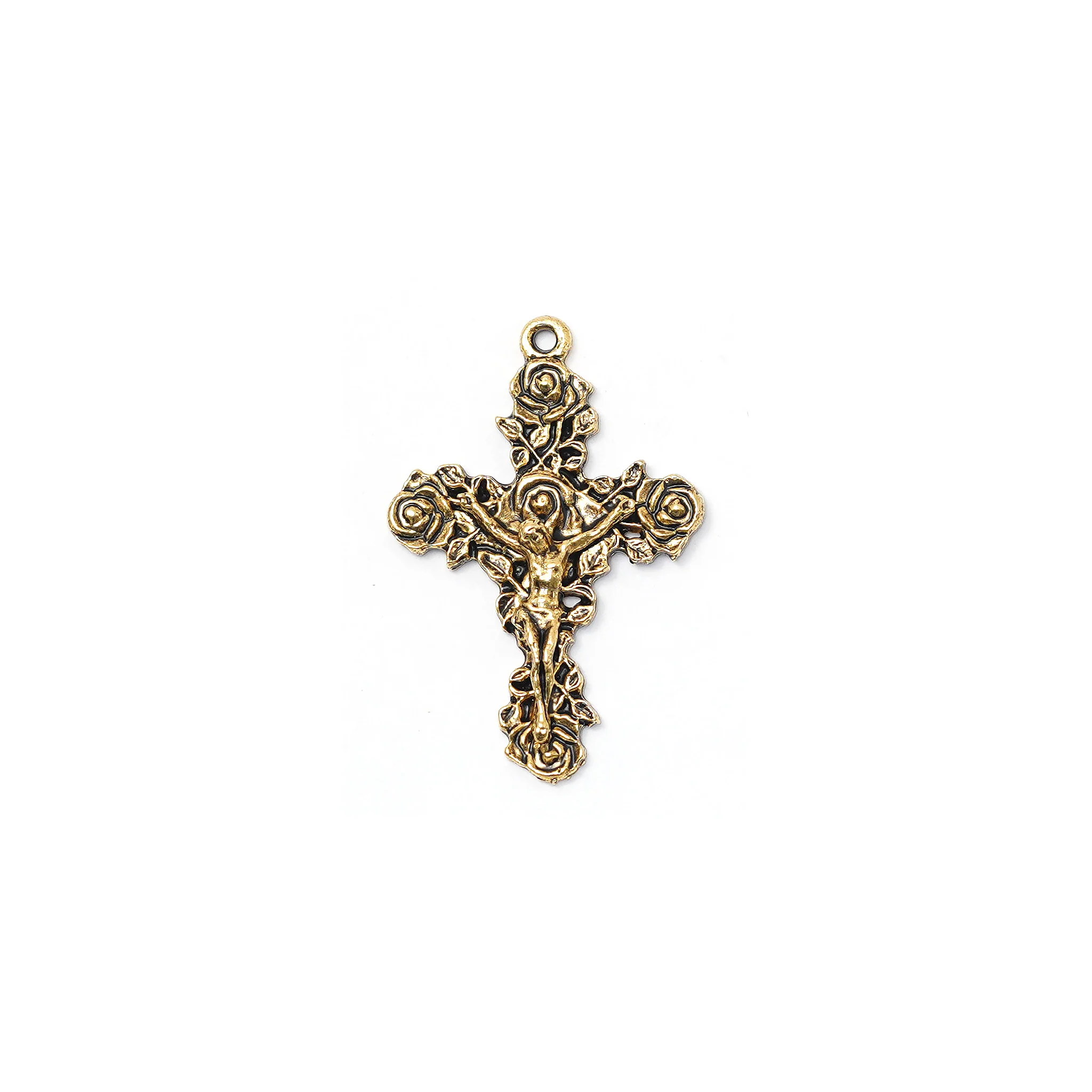 Saint Valentine Heart of Love Rosary, Pink - Image 2