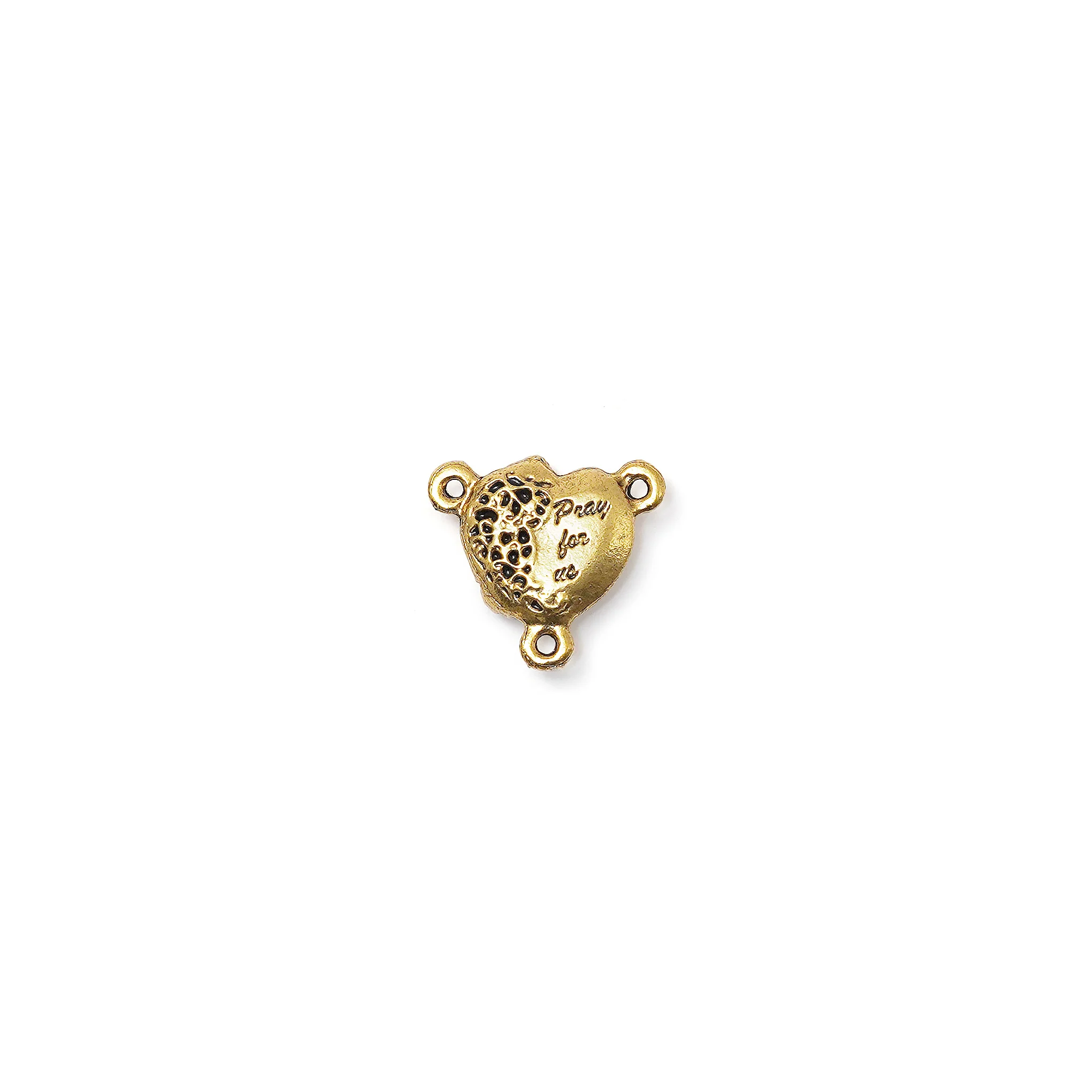 Saint Valentine Heart of Love Rosary, Pink - Image 6