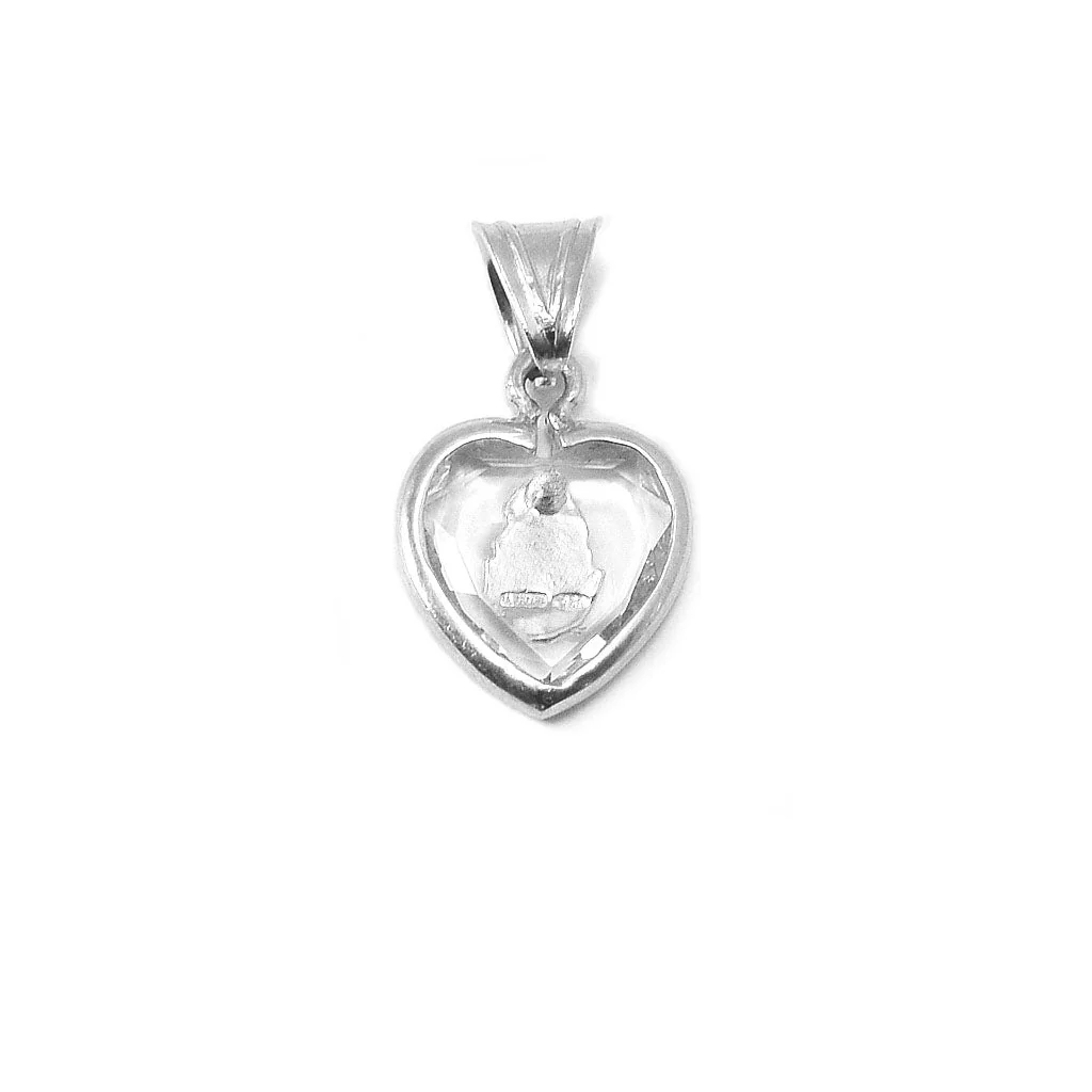 Crystal Heart Pendant with Sterling Silver - Image 4