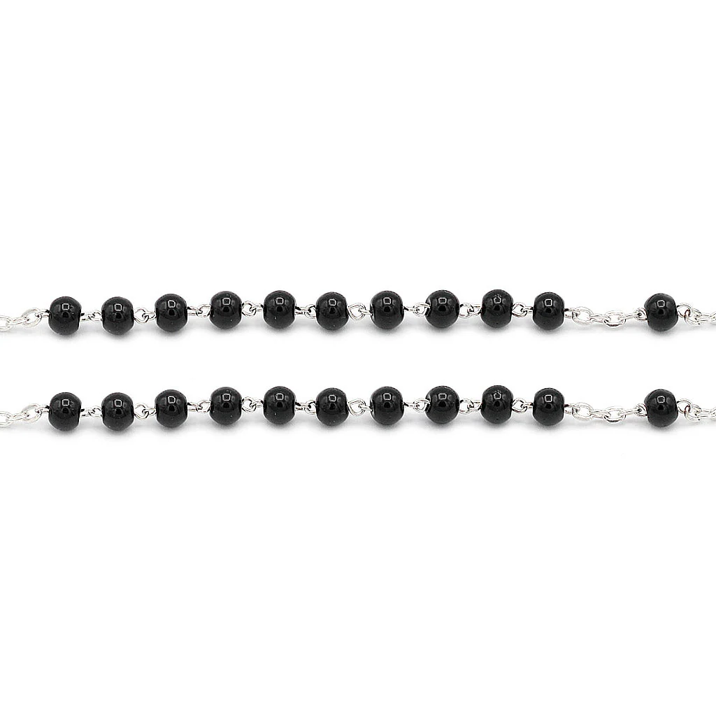 The USA Rosary - Copper with Black Glass - Image 6