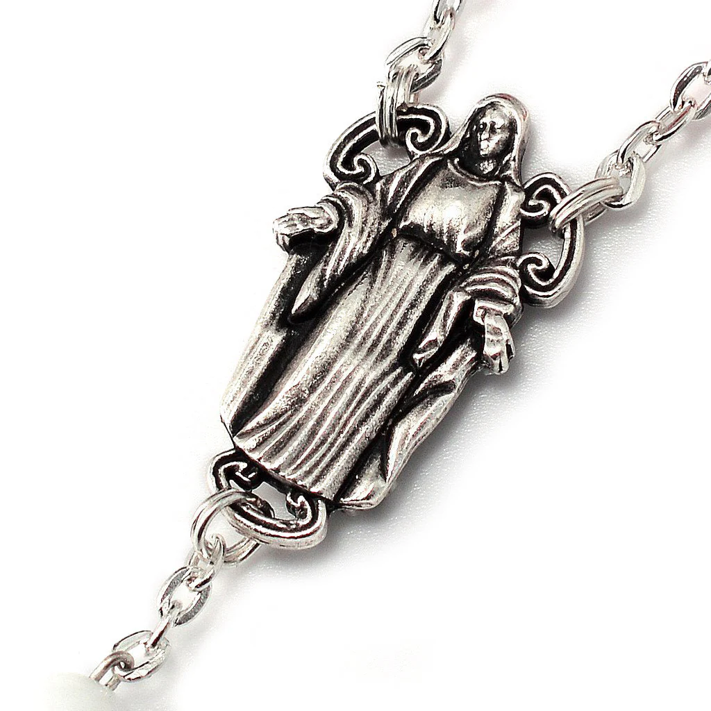 Penance and Mercy Rosary with Bohemian Glass - Image 5